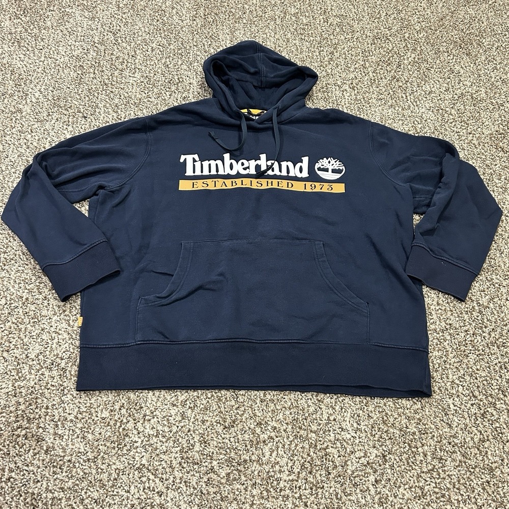 Timberland Sweatshirt Hoodie Women's 2XL Dark Blue Pullover